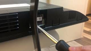 How to remove Sony Bravia TV stand / Legs screenshot 4