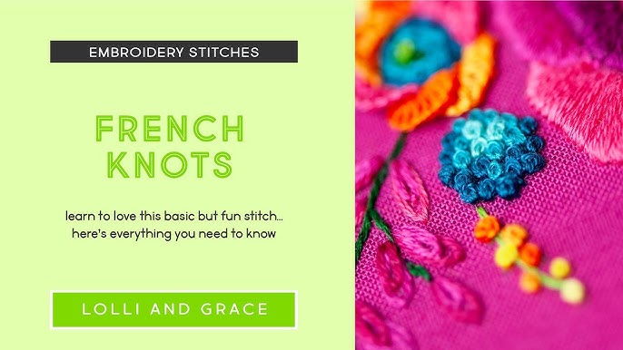 Two ways to chain stitch in hand embroidery