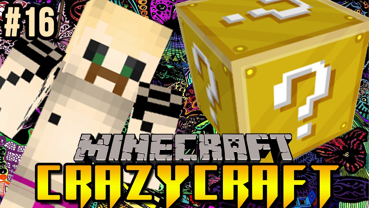 viihdeässät MINECRAFT CRAZY CRAFT 2.2 | LUCKY BLOCKEJA #16