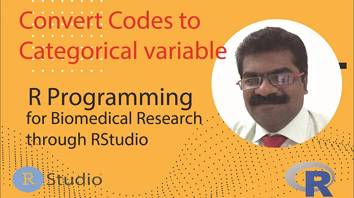 RStudio - Convert Codes to Categorical variable - Learn to convert codes into categorical variable