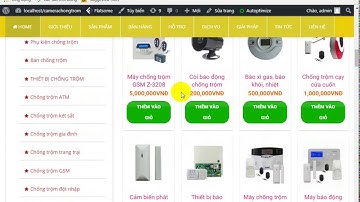 Source code website bán camera an ninh chống trộm chuyên nghiệp và phụ kiện an ninh