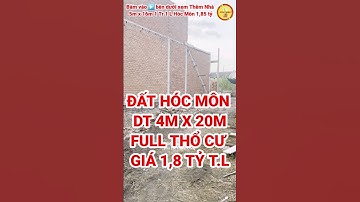 Tập 7 - Đất full thổ cư đẹp giá rẻ Huyện Hóc Môn - Bđs Quang Minh #shorts