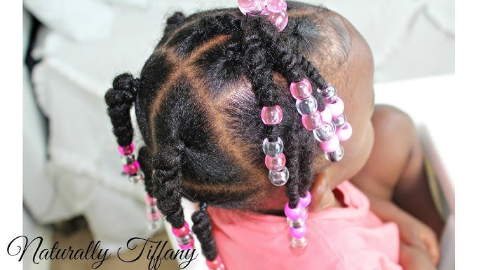 4 Ways to Install Beads!  Kids Natural Hair Care 