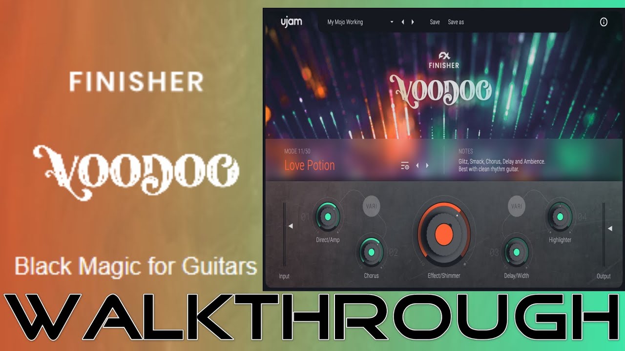 UJAM FINISHER VOODOO WALKTHROUGH YouTube