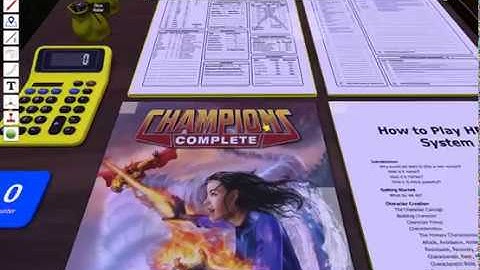 Hero System on Tabletop Simulator - What the player can see