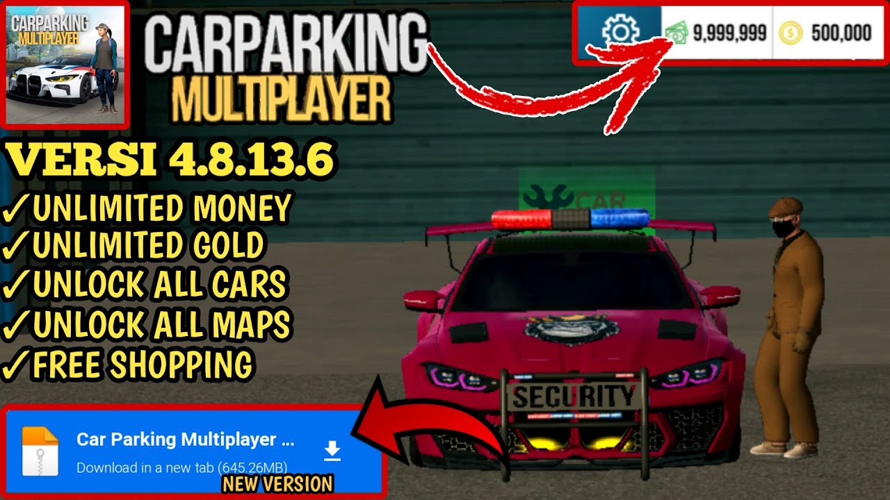 Car Parking Multiplayer Mod Apk v4.8.13.6 Unlimited Money, Gold and  Unlocked Everything [2023] - Carparking Multiplayer