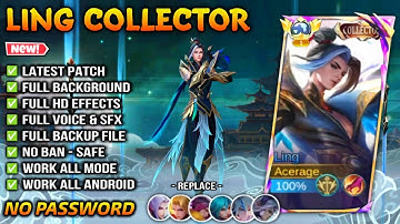 New Ling Collector Serene Plume Skin Script No Password | Full Effects & Voice |Latest Patch|Acerage