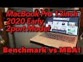 【実は一番コスパ良し？】MacBook Pro 2020の下のモデルが想像以上に良かった【MBAと性能比較】