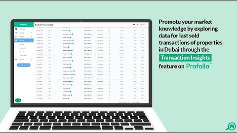 Showcase Your Real Estate Expertise With Transaction Insights on Profolio™