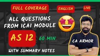 AS 12 Full Coverage from ICAI Module in English  by CA Rahul Panchal