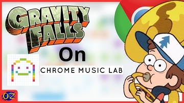 Gravity Falls Theme on Chrome Music Lab