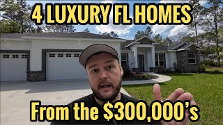A Look at 4 Florida Luxury Homes For Sale from the $300Ks Leaving Tampa for Ocala and Citrus County!