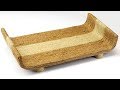 How to Make Serving Tray with Jute Rope and Cardboard | Handmade Serving Tray Craft