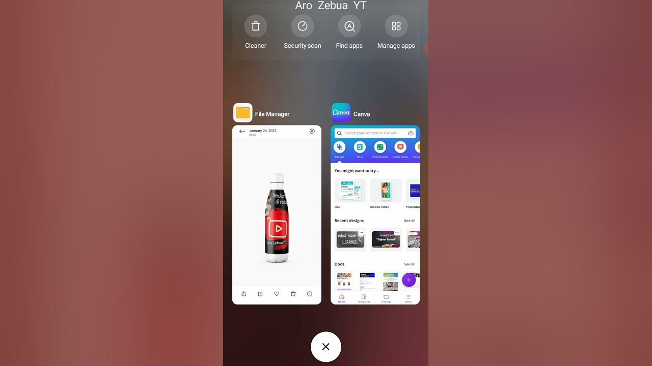 Di Canva, kamu bisa buat desain packaging kayak gini lohh...