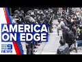 US braces for sixth night of unrest | 9 News Australia