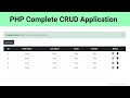 Php crud operations with mysql database  bootstrap 5  select insert update delete