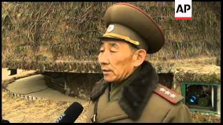 North Korean armed forces stage show of military preparedness