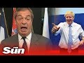 Nigel Farage slams Boris Johnson's Brexit promises