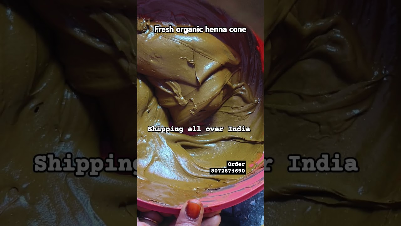 organic Henna cone available 💯| bridal cone practice cone available