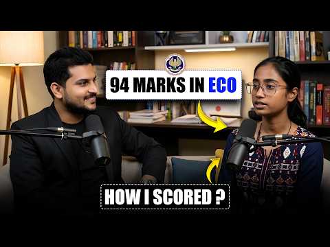 94 Marks Economics Without Coaching | CA Foundation First Attempt