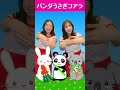 【手遊び歌】パンダうさぎコアラ♪　発語を促す手遊び歌 #Shorts