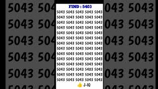 Hurry ! Find 5403 in 2seconds 🥳:#fypシ゚ #gk #iqsmarttest#shool#eyesight