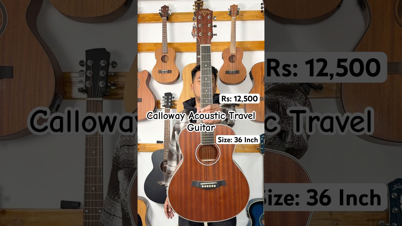 Calloway Acoustic Travel Guitar | Review Video | Thapastore || 