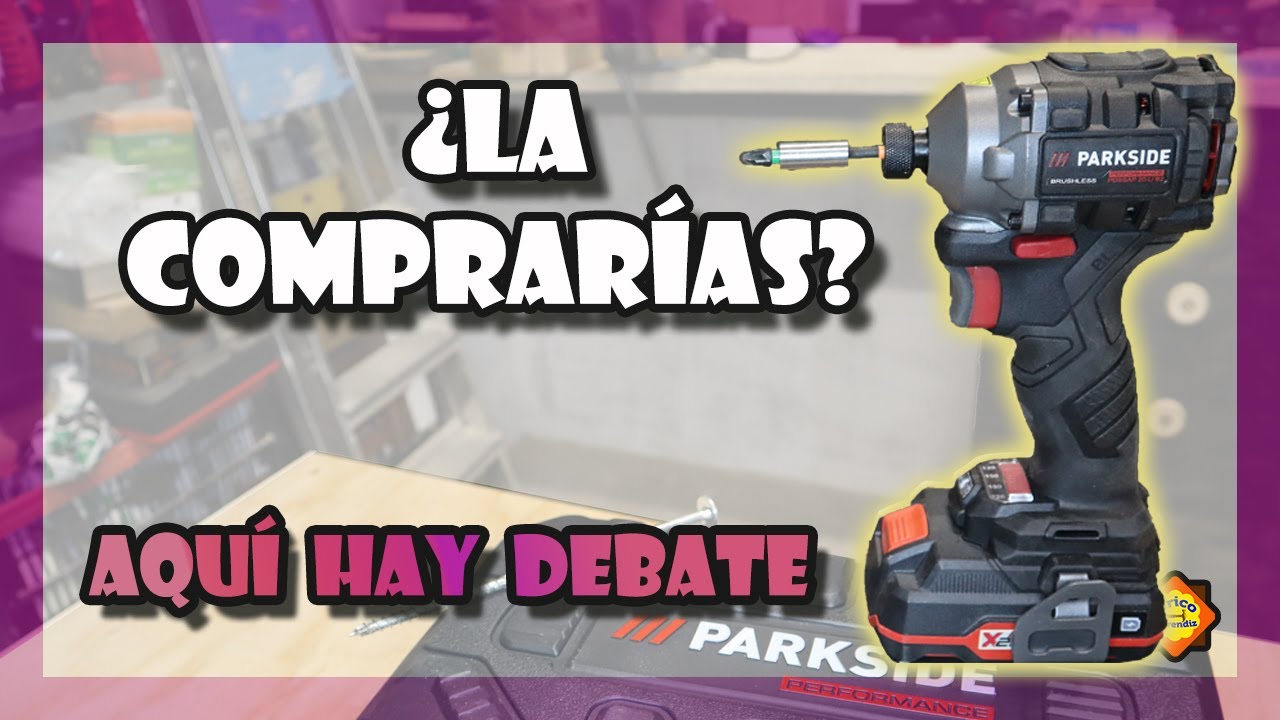 Unboxing, prueba y opinión de la atornilladora de impacto Parkside  Performance PDSSAP 20-LI - YouTube