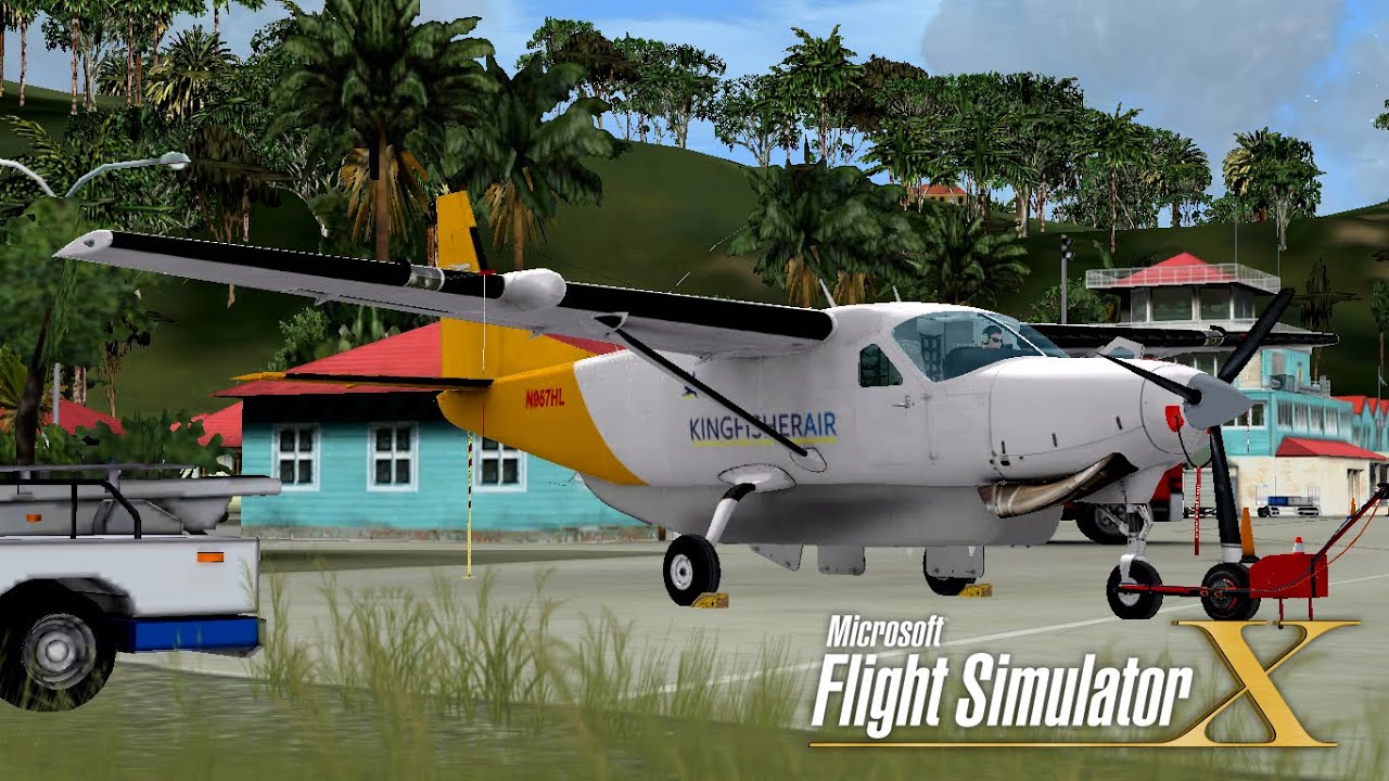 St. Barths Visual | Carenado Cessna C208B  | Microsoft FSX | DHL