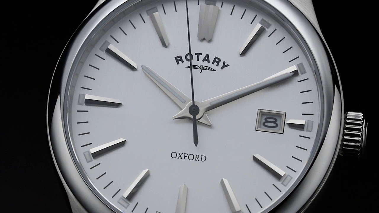 Rotary Stainless Steel Oxford Gents Quartz Watch GS05092/02 YouTube