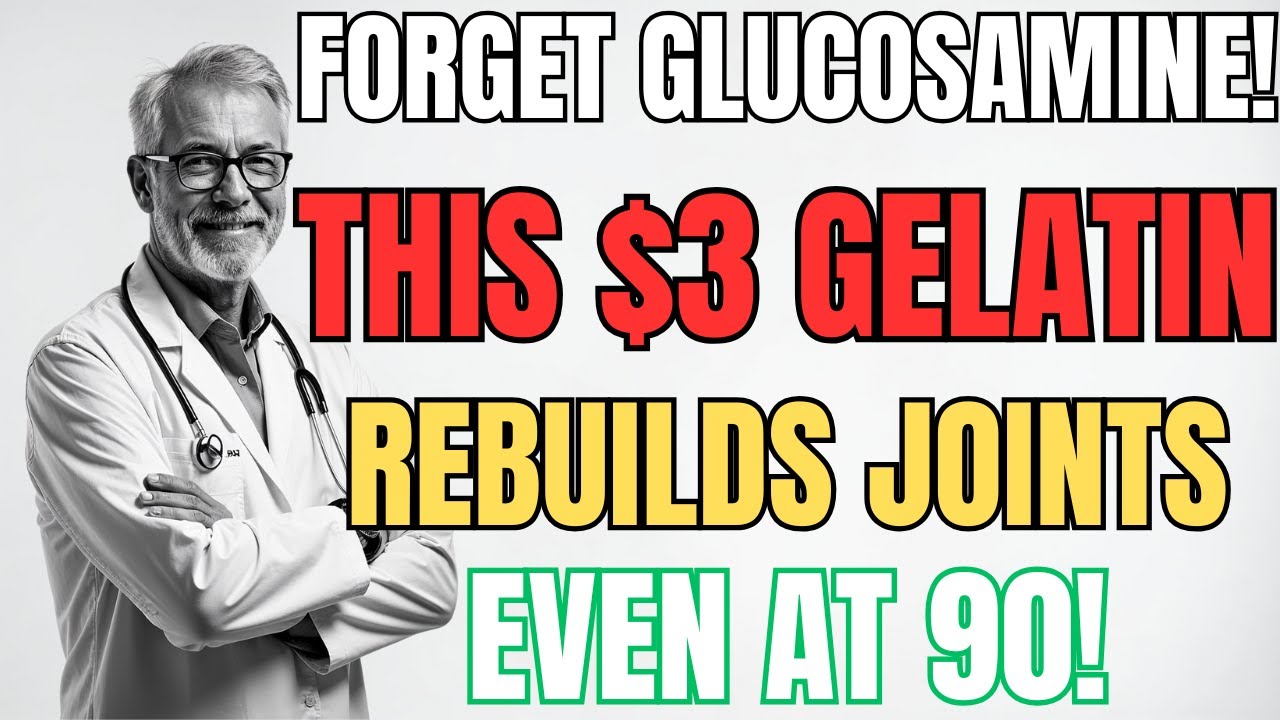 Big Pharma HATES This! $3 Gelatin Beats $60 Joint Supplements at 90