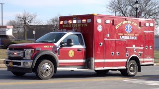 Upper Chichester Fire Department MICU 140A Responding