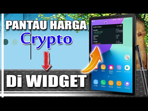 Cara pantau harga CRYPTO di WIDGET