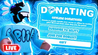 [🔴LIVE ] PLS DONATE | DONATING ROBUX TO VIEWERS | TTS ON!!🔊 #ROADTO16K