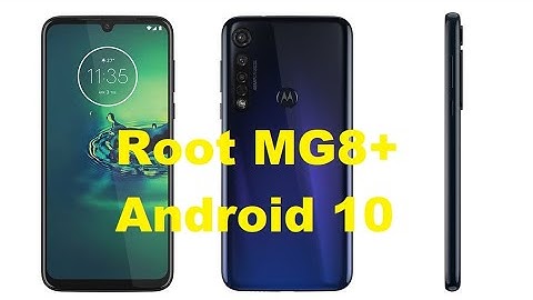 Root Moto G8+ Android 10