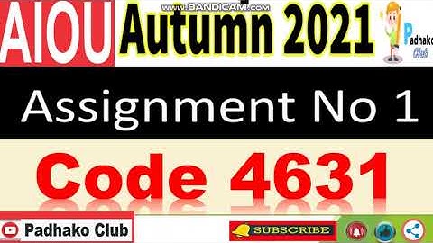 ⏩ AIOU Code 4631 Solved Assignment No.1 Autumn 2021 ||Level: MA Islamic studies