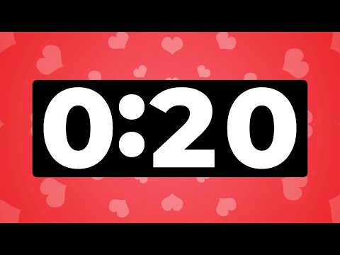 20 Second Timer with Music and Hearts | Fun Stopwatch for Workouts, Classroom and More!