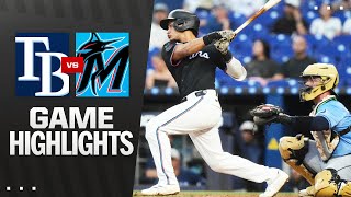 Rays vs. Marlins Game Highlights (5/16/25) | MLB Highlights