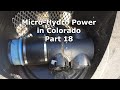 Part 18 MicroHydro Power System in CO