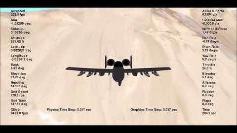 A-10 6DOF Flight Simulator