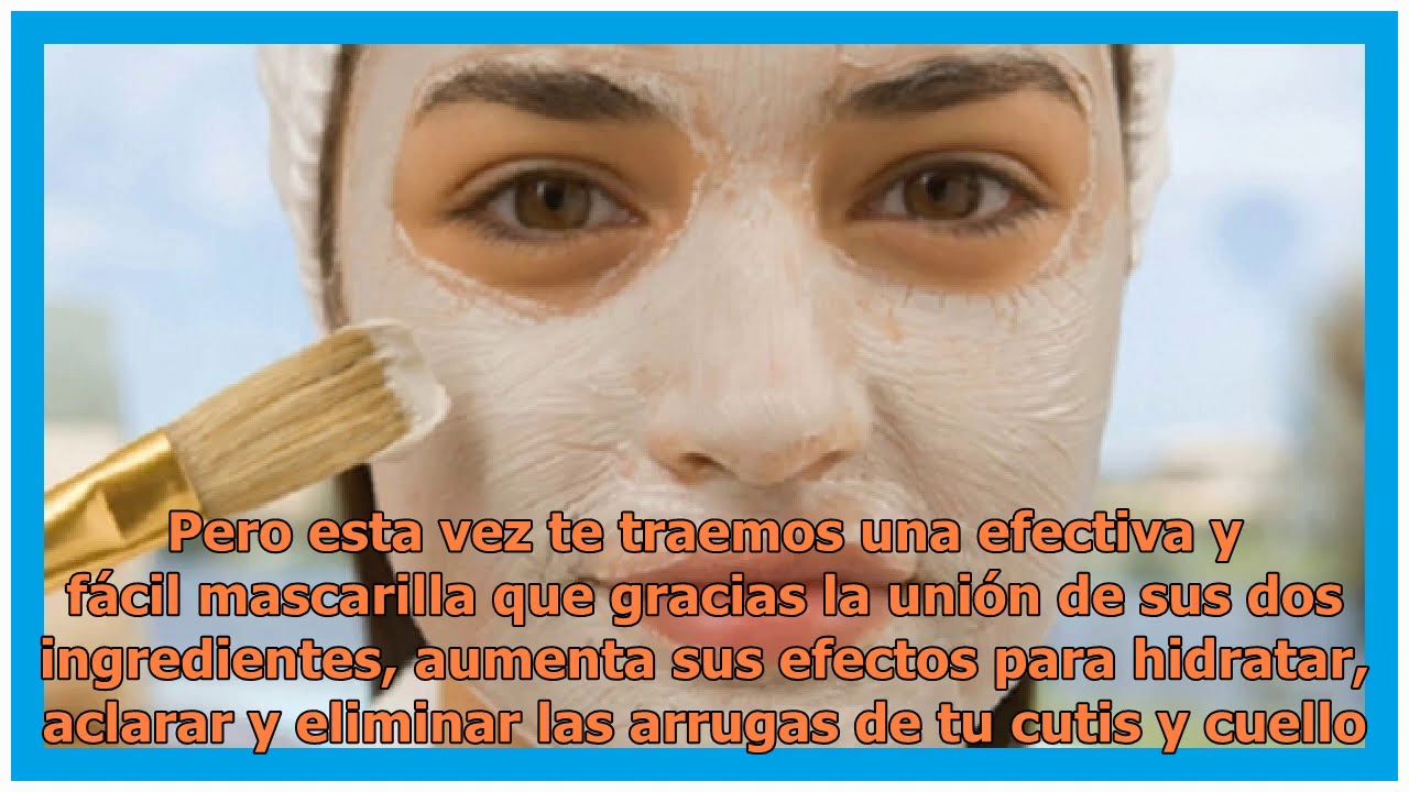 Mascarilla de Harina y leche para aclarar la piel y