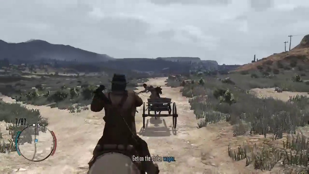 Red Dead Redemption: Wagon Thief and Crazy Dog - YouTube