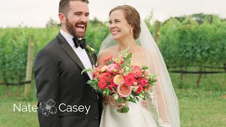 Bride sings at her own wedding! | Rainy summer wedding in the Virginia mountains