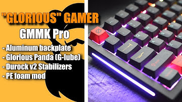 "Glorious" Gamer Keyboard Build | GMMK Pro | Glorious Panda | Sound Test