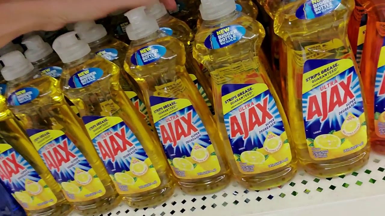 Request Dollar Tree Cleaning Products Shelf Organization YouTube