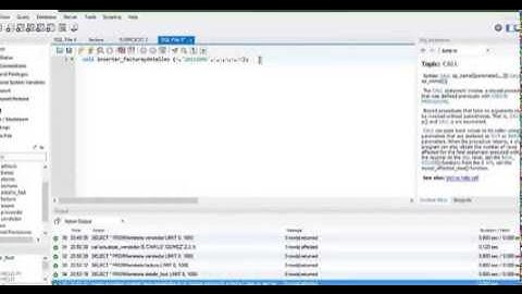PROCEDIMIENTOS ALMACENADOS MYSQL WORKBENCH