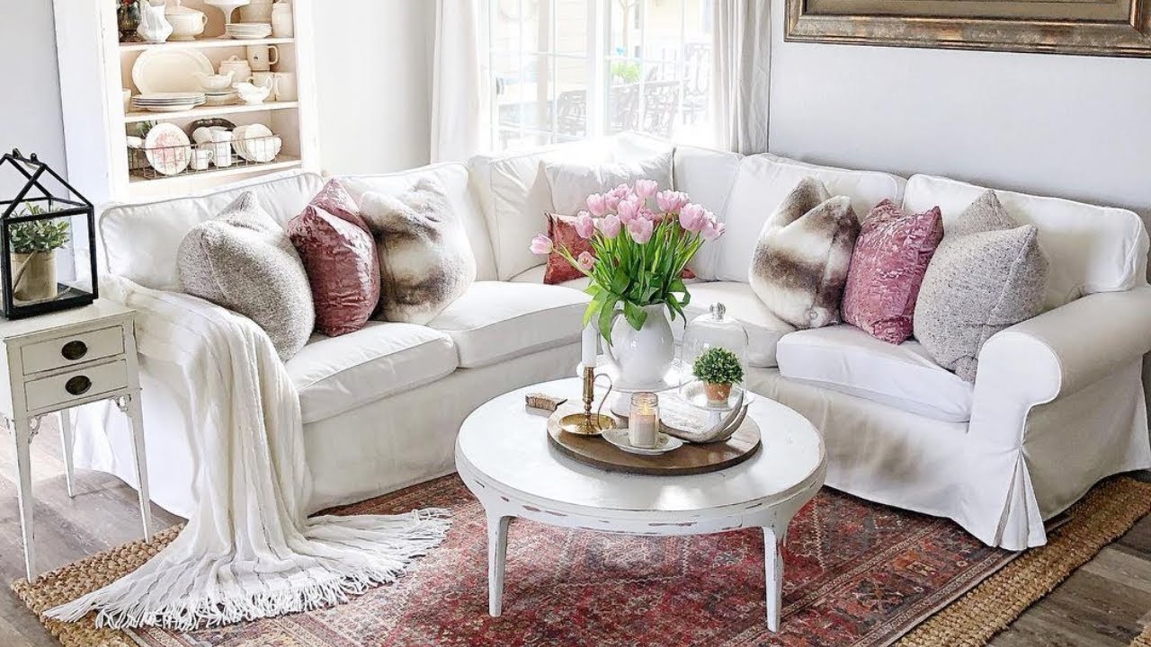 Красивый свежий и цветочный весенний домашний тур