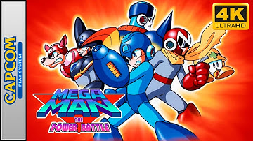 Mega Man: The Power Battle (CPS-2/Arcade) Longplay 4K 60FPS