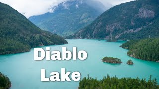 Diablo Lake  in Washington at North Cascades National Park
