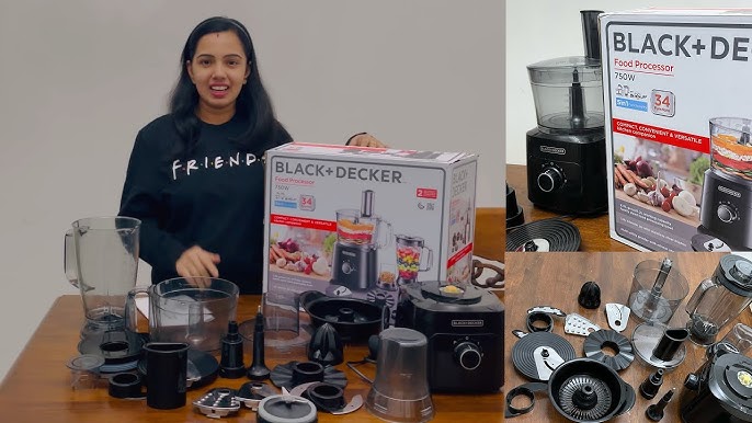 Black & Decker FX400BMG 400W Food Processor with Blender, Mincer & Grinder  220V (Not for USA - European Cord)